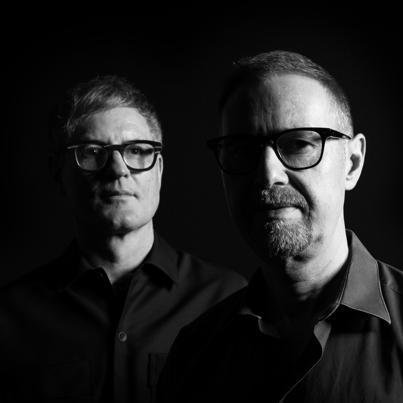 Draaht — black-and-white duo press photo